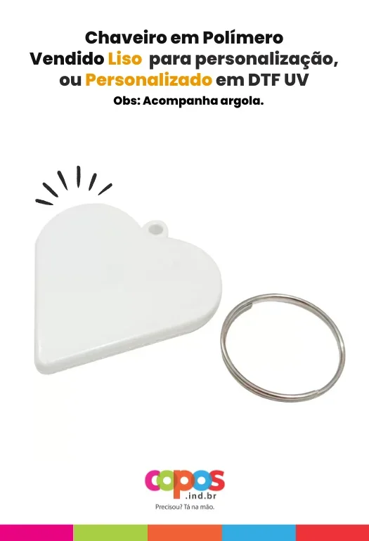 Chaveiro Cora&ccedil;&atilde;o